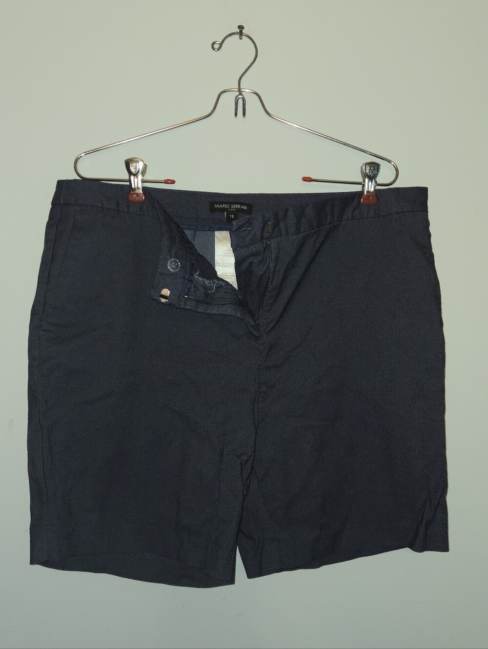 Mario Serrani Strechy Jean Bermunda Shorts, 16